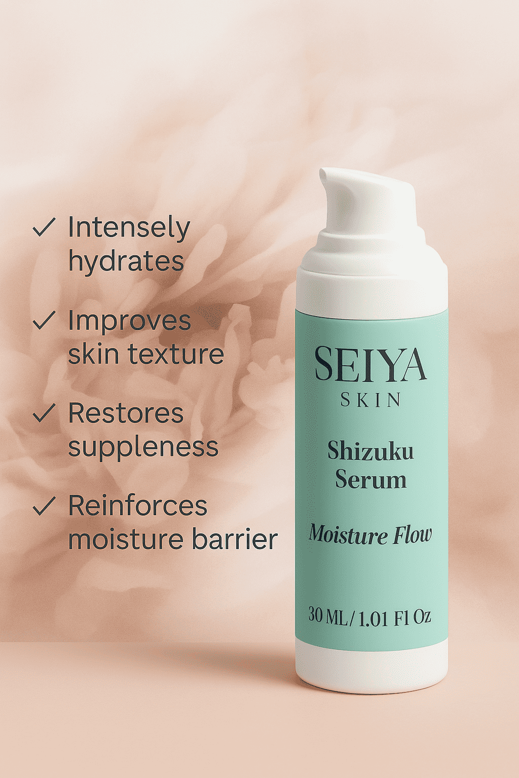 Moisture serum for delicate skin texture